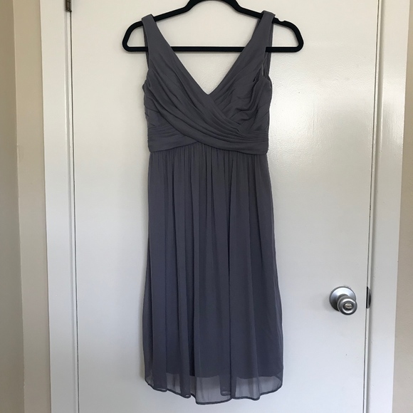David's Bridal Dresses & Skirts - David's Bridal Pewter Bridesmaid Dress